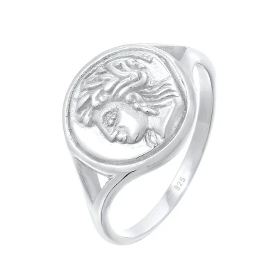 Abbildung von Elli Antique LOOK Ring, Damen, Größe: 54, Silber