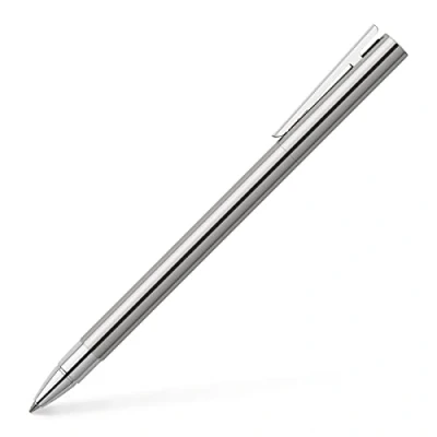 Abbildung von FABER CASTELL 342004 Tintenroller Neo Slim Edelstahl, silber glänzend