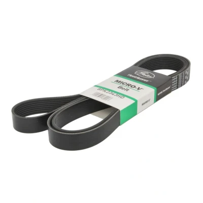 Abbildung von GATES 8PK2343HD Keilrippenriemen 2343 8 Polyester, EPDM (Ethylen Propylen Dien Kautschuk)