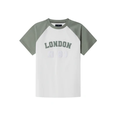 Abbildung von Hackett London TEE Tshirt print für Kinder, Größe: 122/128, Sage green