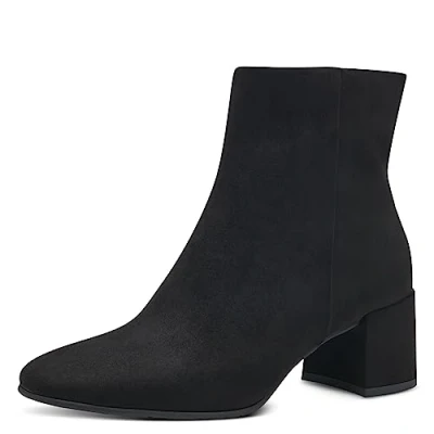 Abbildung von MARCO TOZZI Damen Stiefeletten mit Absatz Elegant Reißverschluss, Schwarz (Black), 41 EU