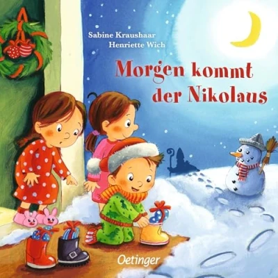 Abbildung von Morgen kommt der Nikolaus: Stimmungsvolles Pappbilderbuch zum Nikolaustag für Kinder ab 2 Jahren