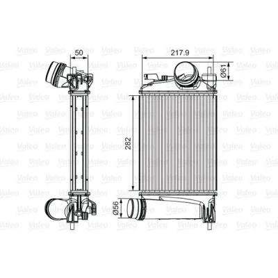 Abbildung von VALEO 818294 Ladeluftkühler Aluminium