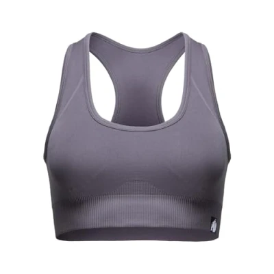 Abbildung von Gorilla Wear Yava Seamless Sport BH, grau, XS S