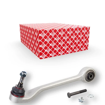 Abbildung von FEBI BILSTEIN 173718 Querlenker mit Anbaumaterial Trag /Führungsgelenk, Lager Vorderachse links Aluminium 20,4 BMW: 5 Touring