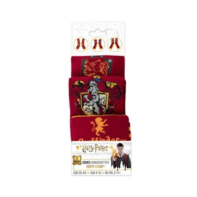 Abbildung von Cinereplicas Unisex 3er Pack Hogwarts Haus socken Schuh von 35 bis 45