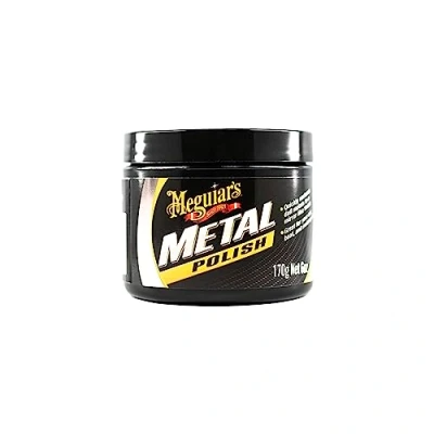 Abbildung von Meguiar&#039;s G211606EU Metal Polish, 170g, Metallpolitur Geeignet für Aluminium (poliert, gegossen und gefräst), Chrom, Edelstahl, Messing, Kupfer, Silber andere glänzende Komponenten