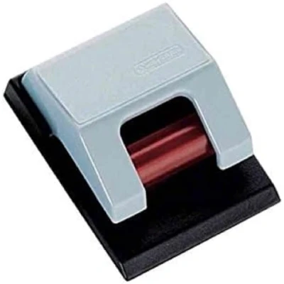 Abbildung von MAUL Rollenclips S Klemmrollenautomatik zum sicheren Aufängen von Papier, Plakaten und Zeichnungen selbstklebend ideal für Büro, Werkstatt, Küche Kinderzimmer 10 Stück Blau