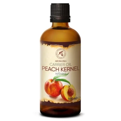 Abbildung von Pfirsichkernöl 100ml Italien Rein &amp; Natürlich Basisöl Pfirsichöl Reich an Vitaminen Kaltgepresst Raffiniert Nährend Pflege fur Gesicht Körper Haut Entspannung Massage