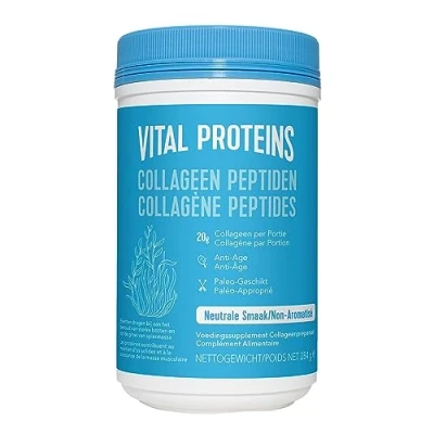 Abbildung von Collagen Supplements, Vital Proteins Hydrolyzed Peptides Powder (Type I, III) Unflavored 284g Canister