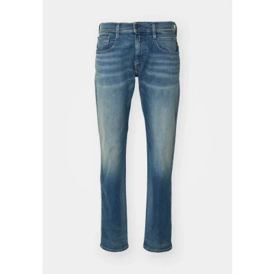 Abbildung von Replay Herren Jeans Anbass Slim Fit Hyperflex mit Stretch, Blau (Medium Blue 009 5), 33W / 30L