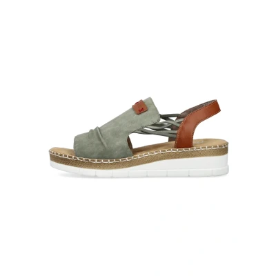 Abbildung von Rieker Damen V9862 Sandale, Lila, 39 EU