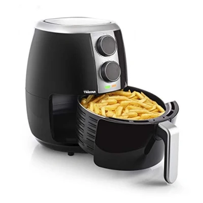 Abbildung von Tristar Heißluftfritteuse 3,5 L, ölfrei backen, einfache Bedienung, Überhitzungsschutz, Antihaftbeschichtung, 1500 W, Airfryer FR 6989