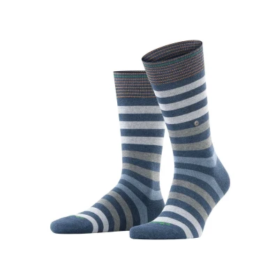 Abbildung von Burlington Blackpool Socken, Herren, Größe: 41 46, Grau/blau