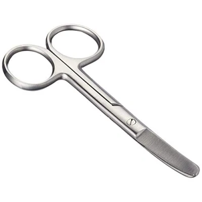 Abbildung von Gima Gebogene Chirurgische Schere, Stumpfe Ende, Länge 11.5 cm, aus Edelstahl