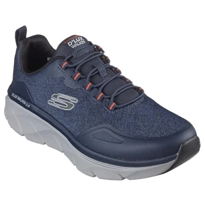 Abbildung von Skechers Herren D&#039;lux Walker 2.0 Steadyway Sneaker, blau, 43 EU