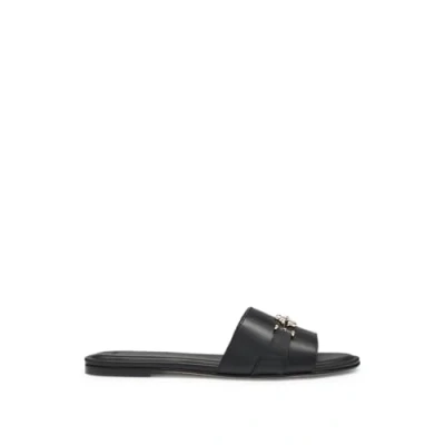 Abbildung von BOSS Emberlyn Pantolette flach, Damen, Größe: 39, Black Schuhe