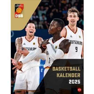 Abbildung von DBB Basketball Posterkalender 2025: Wandkalender für Fans. Die deutsche Nationalmannschaft auf zwölf Fotos in einem Kalender