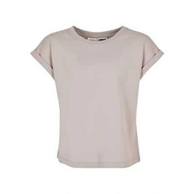 Abbildung von Urban Classics Extended Shoulder Tshirt basic für Kinder, Größe: 134/140, Warmgrey