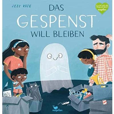 Abbildung von das Gespenst will bleiben: Ein Bilderbuch zum Vorlesen für Kinder ab 4 Jahren über Überwinden von Vorurteilen