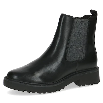 Abbildung von Caprice Plateaustiefelette Black nappa, Damen, Größe: 39, nappa Schuhe
