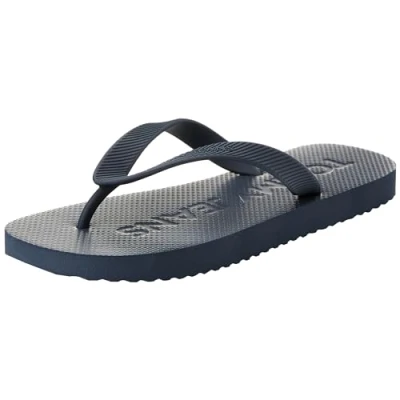 Abbildung von Tommy Jeans Damen Flip Flops Logo Zehentrenner, Blau (Dark Night Navy), 38