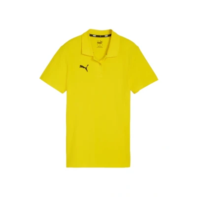 Abbildung von Puma Poloshirt, Damen, Größe: Small, Gelbschwarz