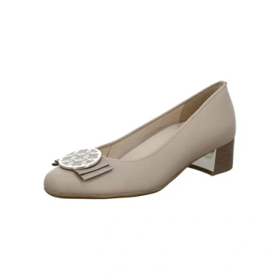 Abbildung von ara Damen Nizza Pumps, Sand, 39 EU Weit