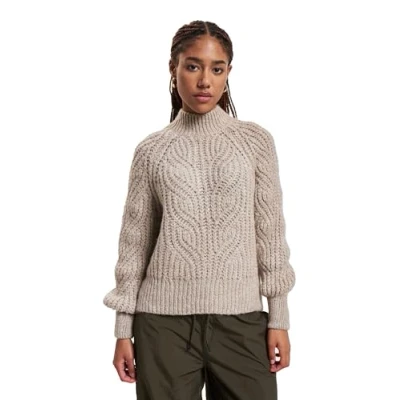 Abbildung von ONLY Damen Onlruby Ls Highneck Bf Knt, Pumice Stone, XS