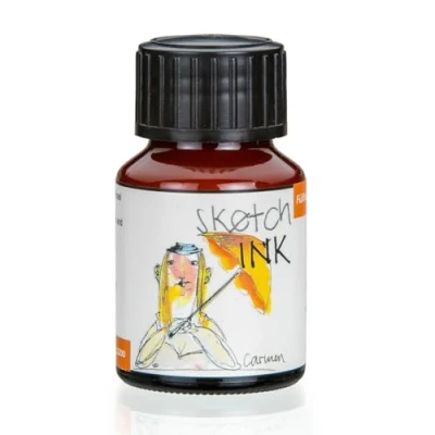 Abbildung von Rohrer &amp; Klingner sketchINK Tinte 50ml Orange Carmen Schreib und Zeichentinte
