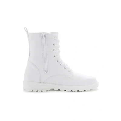Abbildung von LASCANA Schnürstiefelette, zum Schnüren, modische Optik im Combat Look, Reißverschluss Boots