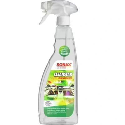 Abbildung von SONAX CleanStar (750 ml) für alle Oberflächen im Autoinnenraum wie z.B. Glas, Polster, Kunststoff, Leder usw. Art Nr. 02534000