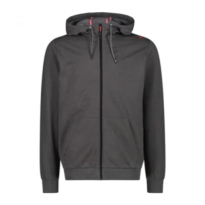 Abbildung von CMP Herrenjacke mit fester Kapuze, Anthrazit Mel., 54