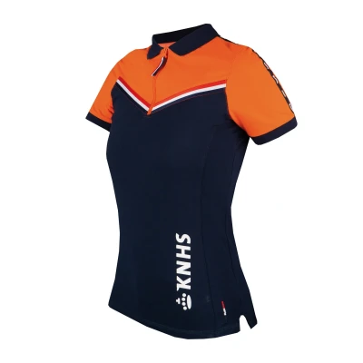 Abbildung von KNHS Poloshirt Fan NL Junior Blau/Orange