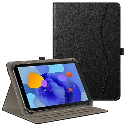 Abbildung von Fintie Tablet Universal Hülle für Blackview Tab60 WiFi 10 Zoll/Tab 70/Tab 80 10&quot;, SGIN/HotLight/DOOGEE/Fullant 10.1 Zoll, Multi Winkel 9 11 Zoll Tablet, Schwarz