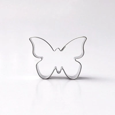 Abbildung von Schmetterling ca. 3,9 cm, Ausstecher, Ausstechform aus Edelstahl