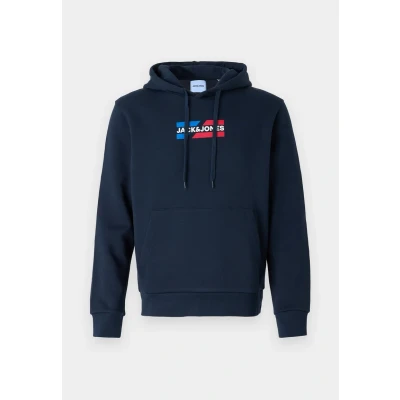 Abbildung von Jack &amp; Jones Jjecorp Graphic HOOD Sweatshirt, Herren, Größe: Small, Sky captain