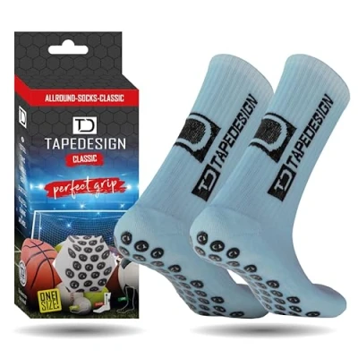 Abbildung von Tapedesign Socken, Größe: 39 42, Hellblau