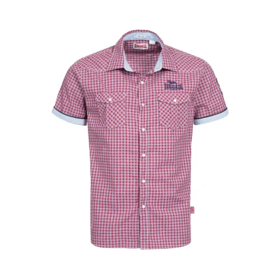 Abbildung von Lonsdale Berny Hemd, Herren, Größe: XXL, Red/blue/white