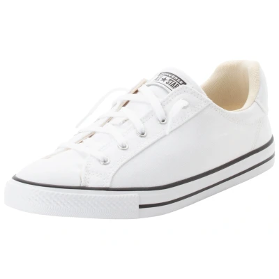 Abbildung von Converse Chuck Taylor Dainty Lucky Sneaker low, Damen, Größe: 36, White/black/white Textil