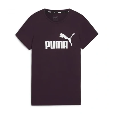 Abbildung von PUMA Unisex Ess Logo Tee (S) T Shirts, Midnight Plum, S EU