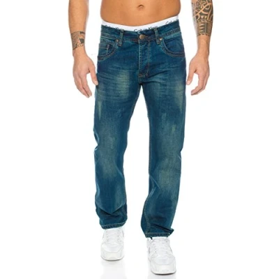 Abbildung von Rock Creek Herren Jeans Blau RC 2103 [W31 L30]