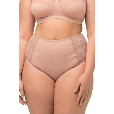 Abbildung von Ulla Popken Damen Shaping Miederhose, Champagner, 62 64