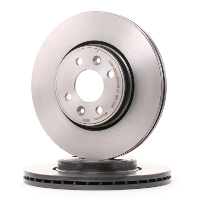 Abbildung von BREMBO COATED DISC LINE 09.8137.21 Bremsscheibe 280 24 4 innenbelüftet beschichtet hochgekohlt mit Schrauben RENAULT: Megane II Box Body / Estate