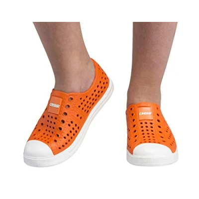Abbildung von Cressi Pulpy Shoes Unisex Atmungsaktive Premium Wasserschuhe, Rosa/Weiß, 29