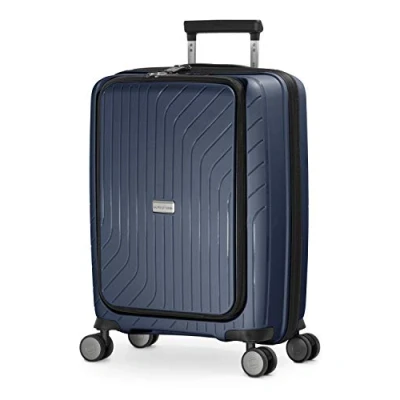 Abbildung von HAUPTSTADTKOFFER TXL Handgepäck mit Laptopfach Hartschalen Trolley, Business Trolly, Roll Reisekoffer 4 Doppel Rollen, 55 cm, 40 L, Royalblau