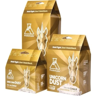 Abbildung von Friction Labs Unicorn Dust 70,8 g, feine Textur, der Neue Standard in Kreide für Klettern, Crossfit und Powerlifting