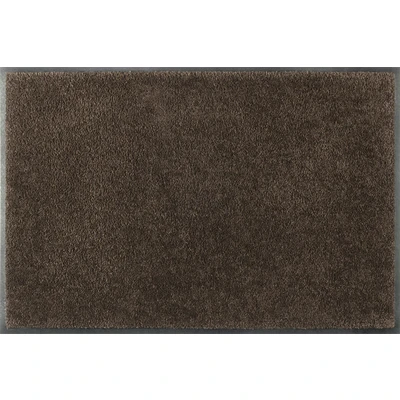 Abbildung von wash+dry by Kleen-Tex Fußmatte "Espresso Brown" rechteckig 9 mm Höhe