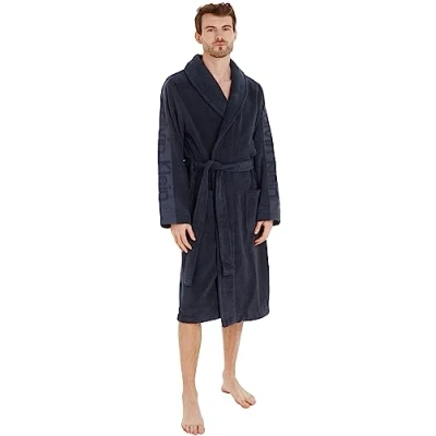 Abbildung von Calvin Klein Underwear ROBE Bademantel, Herren, Größe: L/XL, Blue