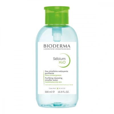 Abbildung von Bioderma Sébium H2O Purrifying Cleansing Mizellen Reinigungswasser 500 ml